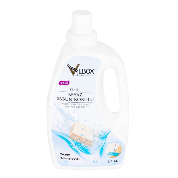 VEBOX Beyaz Sabun Kokulu Yüzey Temizleyici 1,5 LT