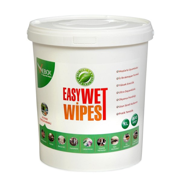 VEBOX Easy Wet Wipes Islak Kova Mendil 300 Adet Eko